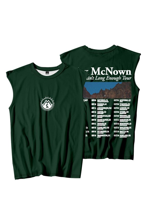 Max McNown Forever Ain't Long Enough Tour Merch Sleeveless T-Shirts Women Men Fashion Tank Tops