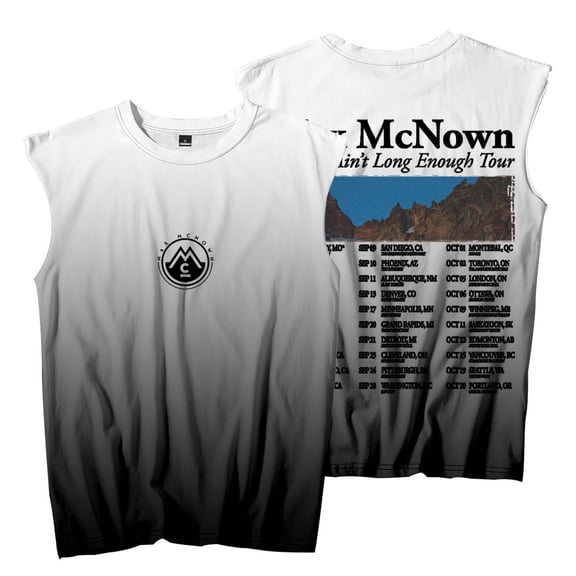 Max McNown Forever Ain't Long Enough Tour Merch Sleeveless T-Shirts Women Men Fashion Tank Tops