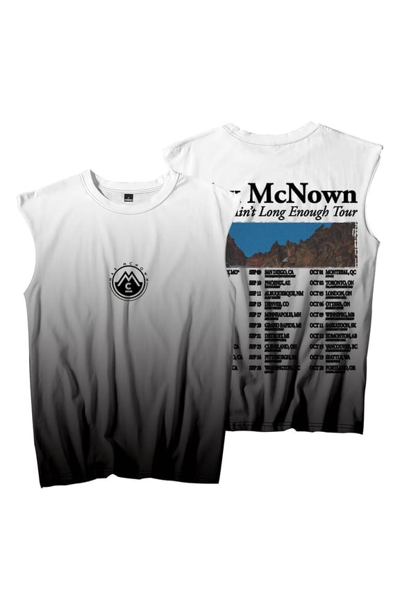 Max McNown Forever Ain't Long Enough Tour Merch Sleeveless T-Shirts Women Men Fashion Tank Tops
