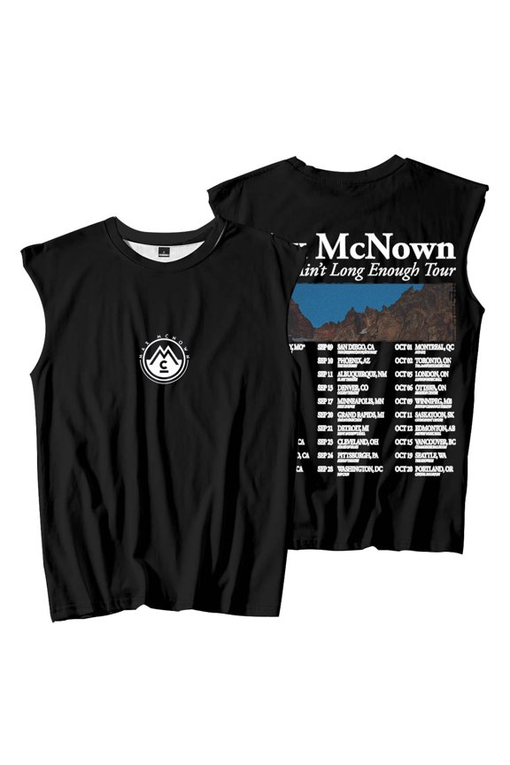 Max McNown Forever Ain't Long Enough Tour Merch Sleeveless T-Shirts Women Men Fashion Tank Tops