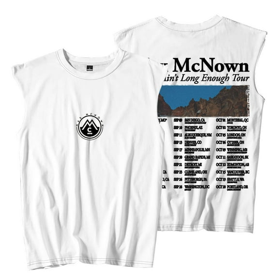 Max McNown Forever Ain't Long Enough Tour Merch Sleeveless T-Shirts Women Men Fashion Tank Tops
