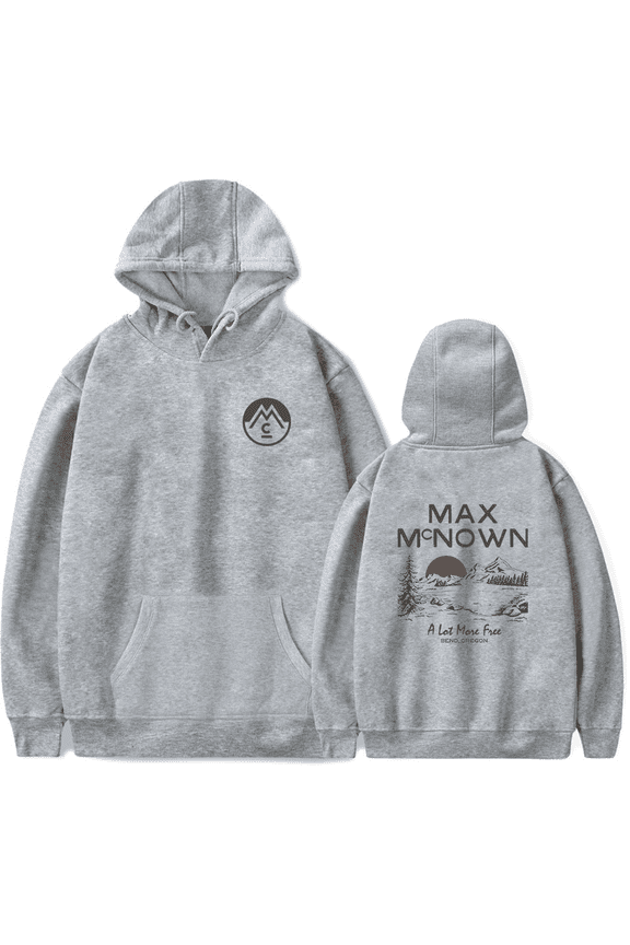 Max McNown Merch A Lot More Free Mountain Classic Hoodie Long Sleeve Pullovers Tour Album Casual Outfits Unisex