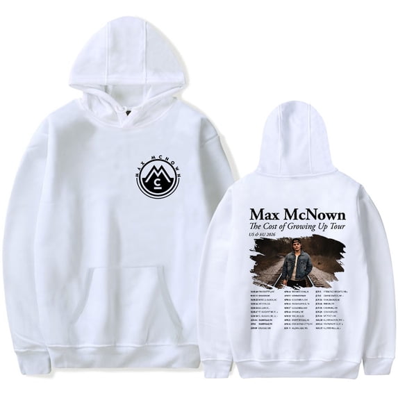 Max McNown The Cost of Growing Up Tour 2026 Hoodie Casual Sweatshirt