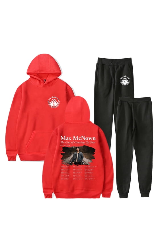 Max McNown The Cost of Growing Up Tour 2026 Hoodie Suit 2 Pieces Sets