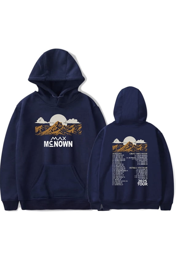 Max McNown Tour 2025 Hoodie Merch For Men/Women Unisex Long Sleeve Sweatshirt Pullover Streetwear