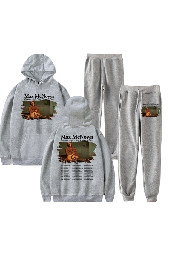 Max McNown Tour 2025 Hoodies Sets Pants Merch Women/Men Sweatshirts Pants Sets Cosplay Streetwear