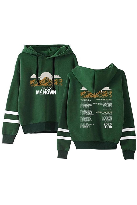 Max McNown Tour 2025 Sweatshirt Merch Men/Women Unisex Long Sleeve Hooded Fashion Streetwear