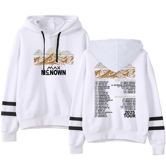 Max McNown Tour 2025 Sweatshirt Merch Men/Women Unisex Long Sleeve Hooded Fashion Streetwear