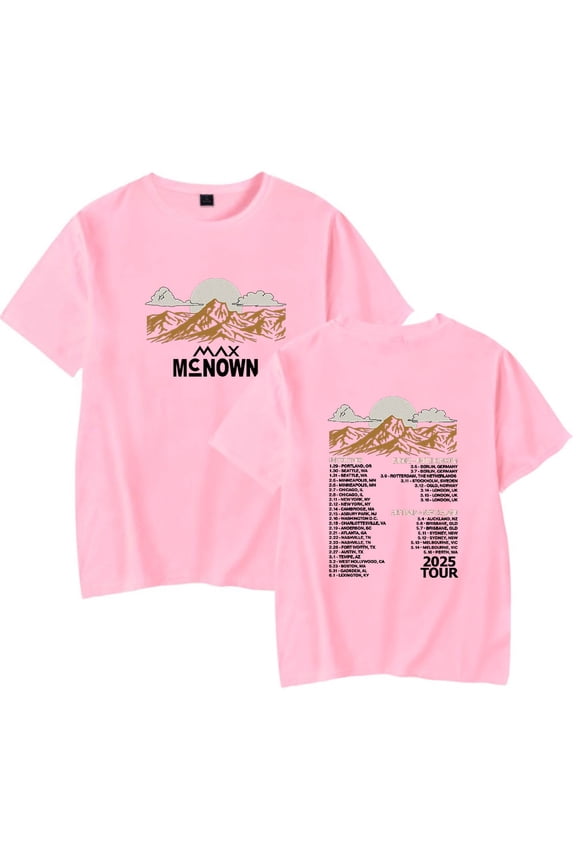 Max McNown Tour 2025 T-Shirt Merch Summer For Women/Men Unisex Short Sleeve Tshirt Fashion Streetwear