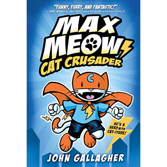 Pre-Owned Max Meow Book 1: Cat Crusader: (A Graphic Novel) (Hardcover) 0593121058 9780593121054
