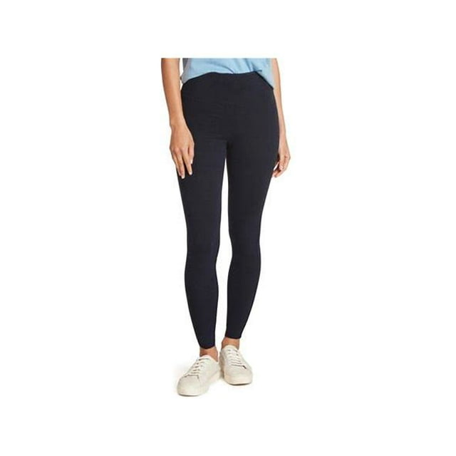 Max & Mia Ladies High Waisted leggings (Heather Navy, XXL)