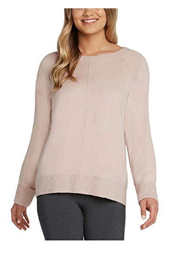 Ladies' Seamfront Pullover (Blush, Small)