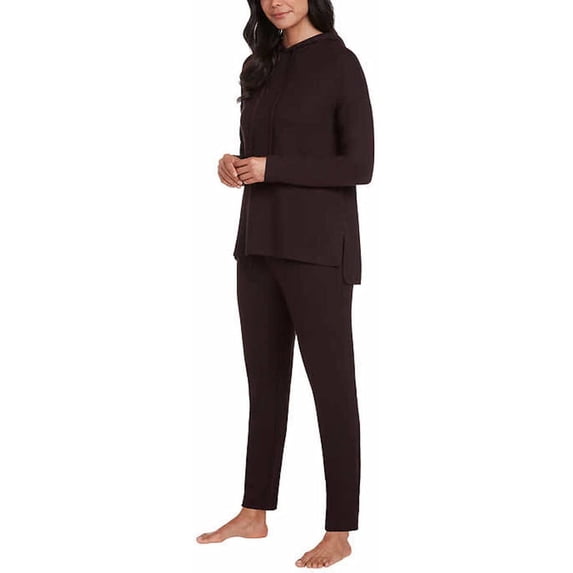 Max Mia Women's 2 Piece Super Soft Live In Lounge Pajama Set