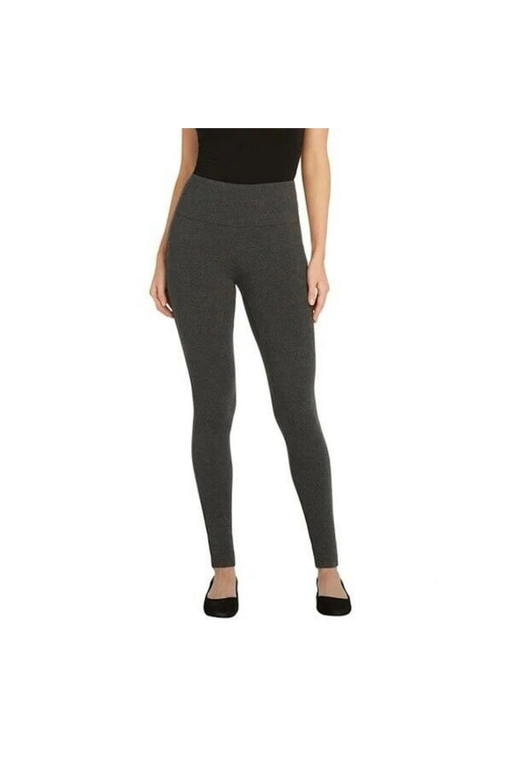 Women's The High Waist French Terry Legging Pant (US, Alpha, Small, Regular, Regular, Heather Charcoal)