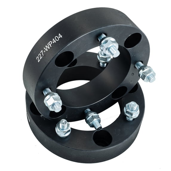 Max Motosports 2pcs 1.5" 4x137 Black Wheel Spacers for Kawasaki Bayou 220 250 300 Can Am Commander 330 400 500 650 800 1000 Renegade Suzuki 4/137 10x1.25 Thread Pitch
