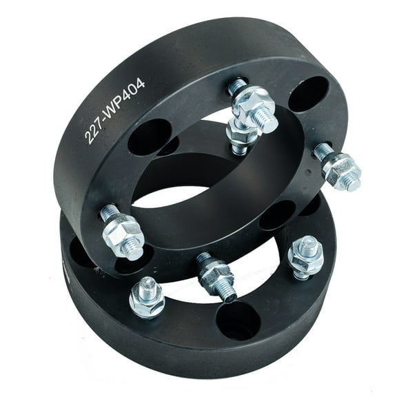 Max Motosports 2pcs 1.5" 4x137 Black Wheel Spacers for Kawasaki Bayou 220 250 300 Can Am Commander 330 400 500 650 800 1000 Renegade Suzuki 4/137 10x1.25 Thread Pitch