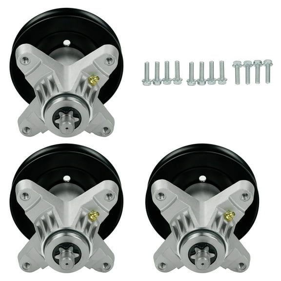 Max Motosports 3PK Spindle Assembly for MTD Cub Cadet 50 Inch Deck 918-04125 918-04126 618-04125 618-04126 Toro 112-0370