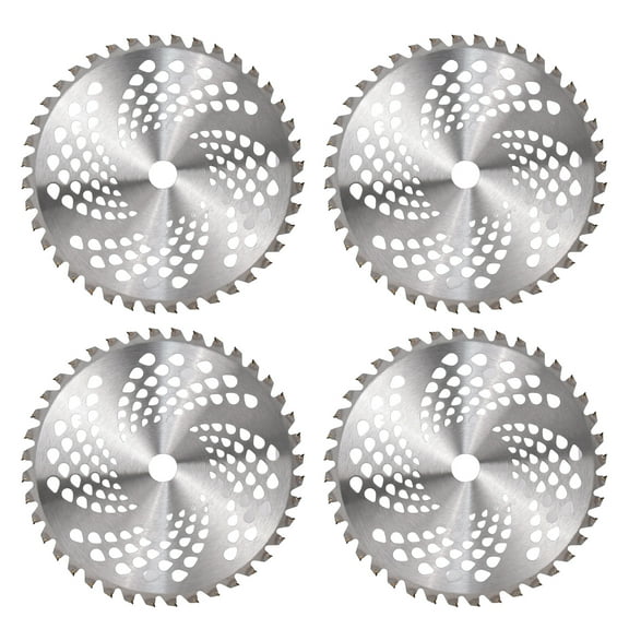 Max Motosports 4 Pack 10" x 40T Carbide Tip Brush Blades fits for Cutter Trimmer Weed Eater
