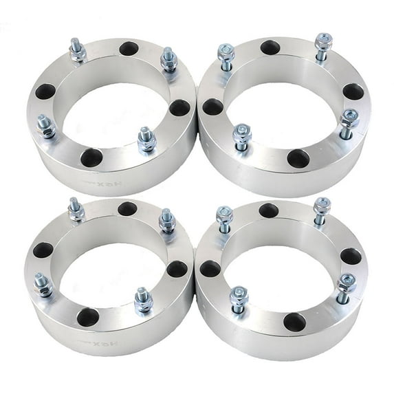 Max Motosports 4pcs 2" 4/156 4x156 ATV Wheel Spacers for Kawasaki Yamaha Raptor Polaris Sportsman 400 500 600 700 RZR Race 3/8" Thread Pitch