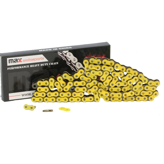 Max Motosports 520 Yellow Chain 96 Links For Suzuki LTZ400 LT-Z Quadsport 2003 2004 2005 2006 2007 2008 2009 2010 2011 2012