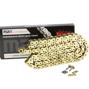 525x120 Black Motorcycle Chain – No O-Ring – 525 Pitch 120 Links – Honda Shadow