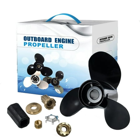 Max Motosports Aluminum Boat Propeller 13.75x15 for Mercury Outboard Engine 40-140HP 48-77342A45 13-3/4x15 RH