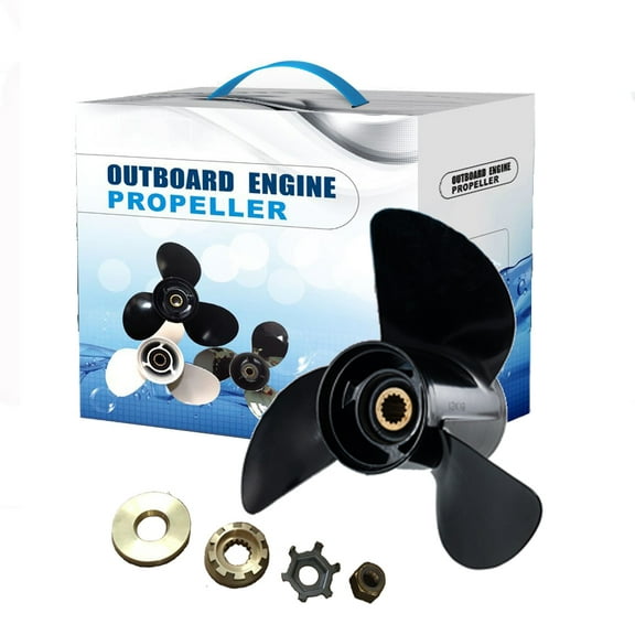 Max Motosports Aluminum Boat Propeller for Mercury Outboard Engine 40-140HP 48-77346A45 13x19 RH