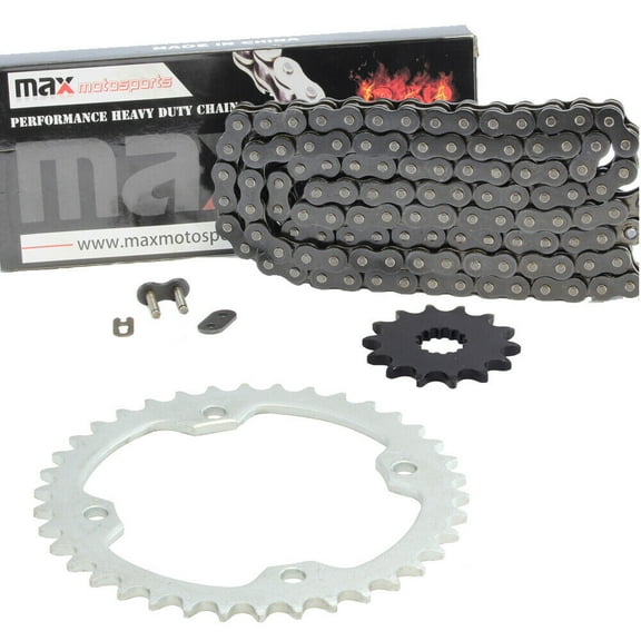 Max Motosports Black Drive Chain & Sprocket Kit For Honda TRX90 TRX90EX TRX90X 2X4 1993-2017