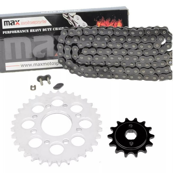 Max Motosports Black Drive Chain & Sprocket Kit for Honda CMX250C CMX250C2 CMX250CD CMX250X Rebel 250 1985-2016