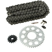 Max Motosports Black Drive Chain & Sprockets Kit for Honda Shadow 600 VT600C VLX 1989-2007