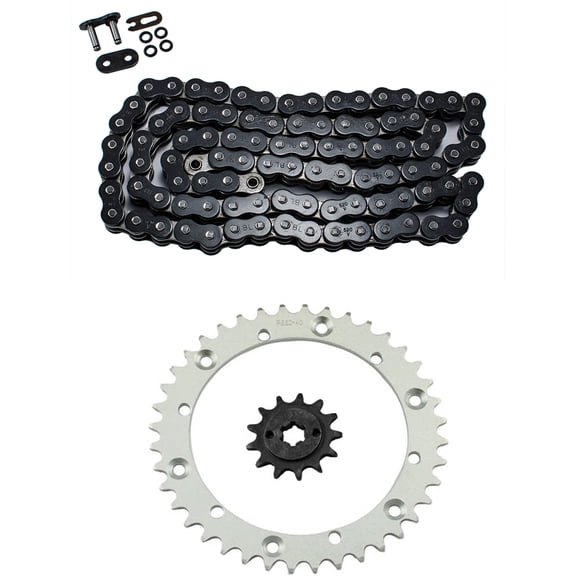 Max Motosports Black O-Ring Chain Sprocket Kit Fits For 1988-2006 Yamaha YFS 200 Blaster 200