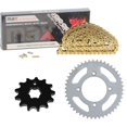 thumbnail image 1 of Max Motosports Gold Drive 420 Chain & Sprockets Kit for Honda CRF50F XR50R 2004-2018, 1 of 1