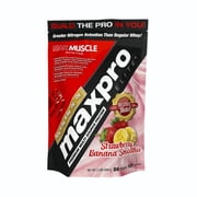 Max Muscle Sports Nutrition MaxPro Elite Whey Protein Powder, 30g Protein, Strawberry Banana Smoothie, 2 lb