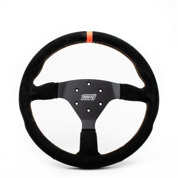 Max Papis Innovations MPIMPI-F2-14 14 in. Flat Suede Track Day Steering Wheel