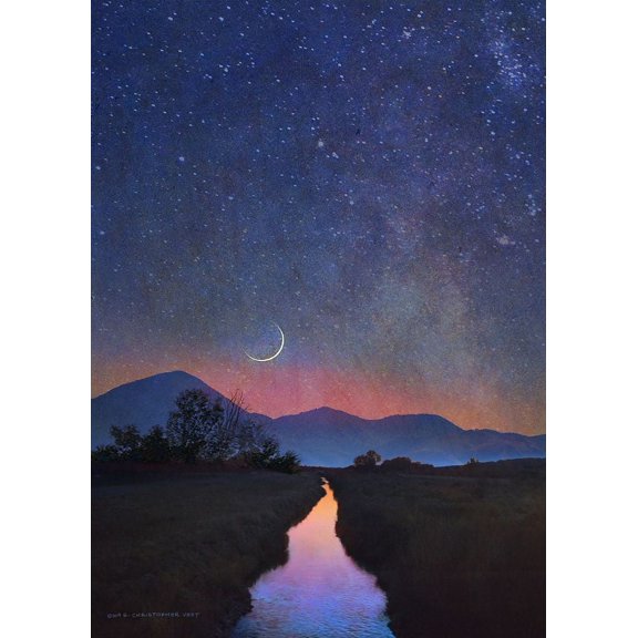 Max Parrish Twilight Canal by Christopher Vest (24 x 36)