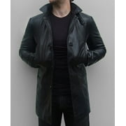 Max Payne - Mens Black Vintage Style Leather Coat
