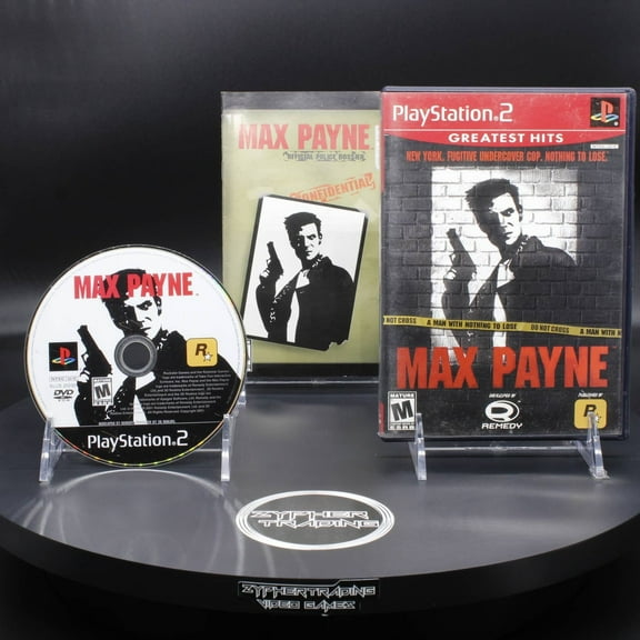 Restored Max Payne Sony PlayStation 2 PS2 2001