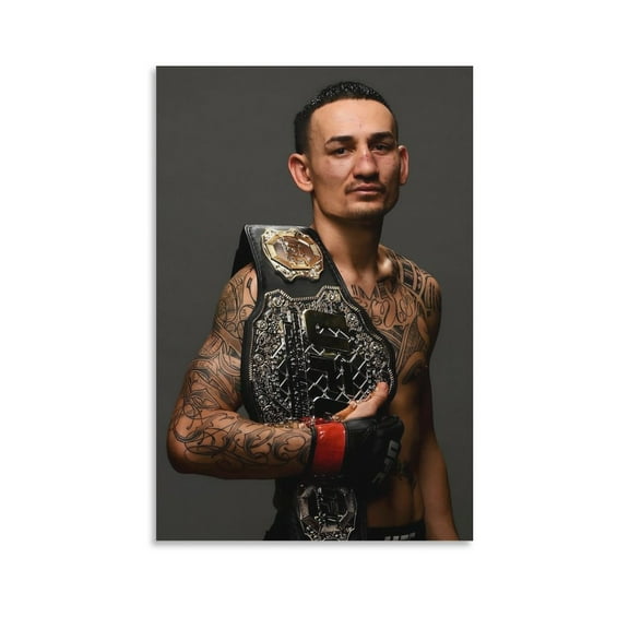 Max Poster Holloway Boxing Professional Boxer Poster (24) Picture Print Wall Art Poster Painting Canvas Posters Artworks Gift Room Aesthetic 20x30inch(50x75cm)