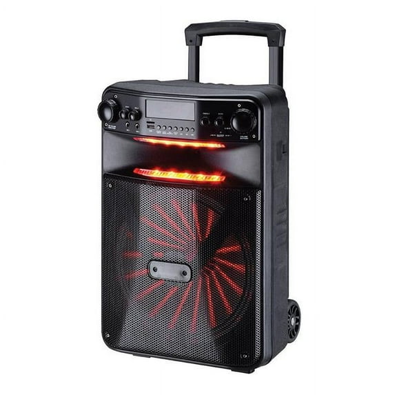 Max Power MPD15AP 15 in. Max Power Bluetooth Trolley Speaker with Speaker Pro App