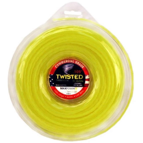 Max Power Precision Trimmer Line, Yellow - 0.105 x 165 ft.