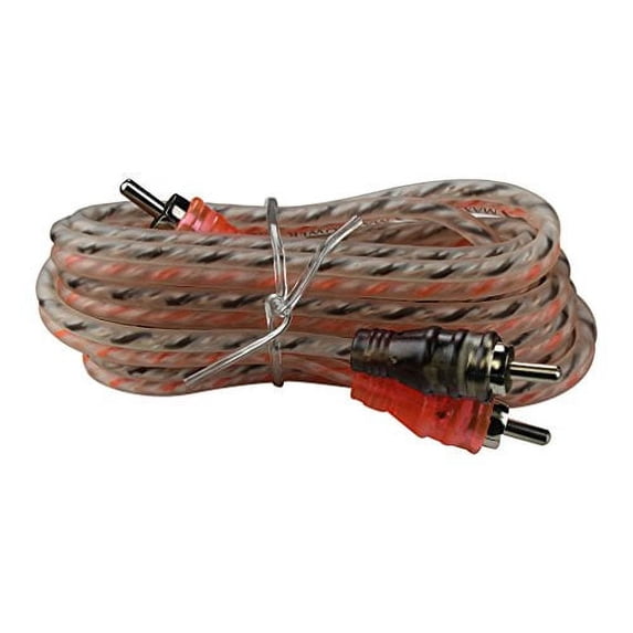 Max Power entry rca cable 6ft orange/black