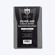 Max Pro Premium Comic Book Backing Boards, Silver, 100 Boards Per Pack