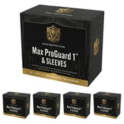 Max Protection ProGuard 1 Semi Rigid Card Holder Card Saver - 1000ct 9 Mil Semi Rigid Sleeves 3 5/16" x 4 7/8" - Grading Submission Compatible PSA BGS SGC - Trading Protective Collector Kit