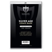 Max Protection Silver Age Comic Book Bags - 7-1/8 x 10 1/2 - 100ct Pack
