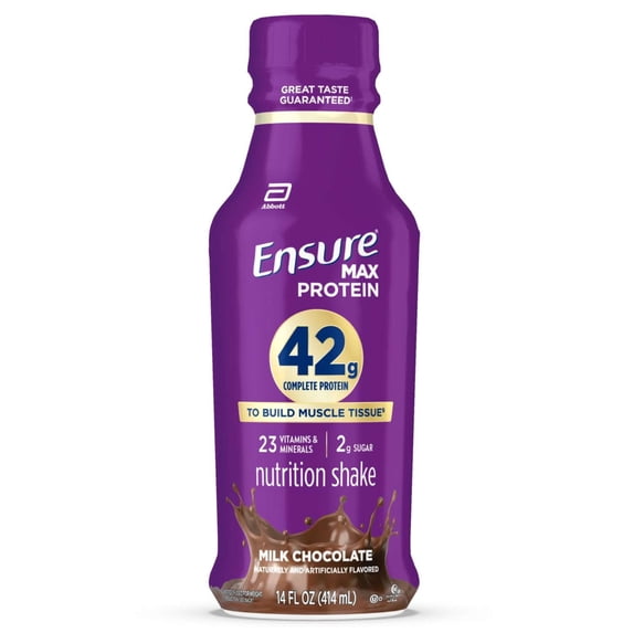 Ensure Max Protein Shake, 42g High Protein, Milk Chocolate, 14 fl oz