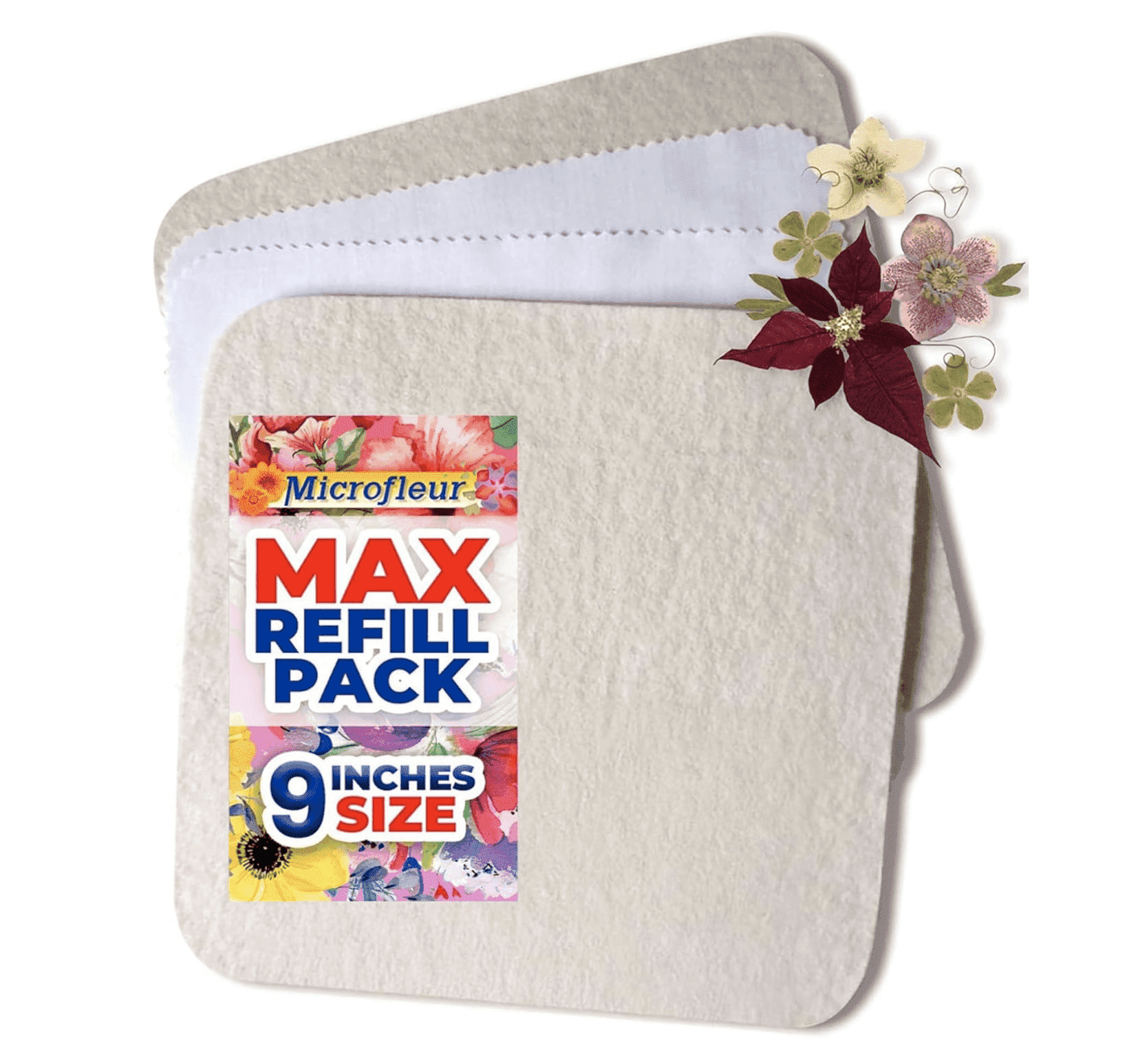 Microfleur Max Microwave Flower Press Refill Pack - Extra/Replacement Refill - 9" (23 cm)