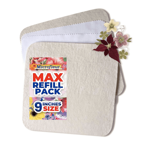 Microfleur Max Microwave Flower Press Refill Pack - Extra/Replacement Refill - 9" (23 cm)