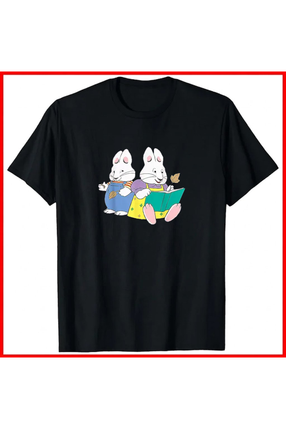 Max Retro And Ruby Birthday Decorations Cute Cartoon Childhood Top Unisex T-Shirt, up to size 5XL