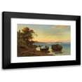 thumbnail image 1 of Max Schmidt 24x16 Black Modern Framed Museum Art Print Titled - Coastal Landscape with Amazons, 1 of 5