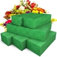 thumbnail image 1 of Max Shape Pack of 2 Large Size Floral Foam Blocks for Fresh and Artificial Flowers (9” L x 4” W), Wet Florist Foam Blocks for Wedding Holiday Decorations (2 Pack), 1 of 10